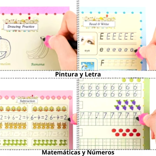 Set Cuaderno Magic Caligrafía Montessori